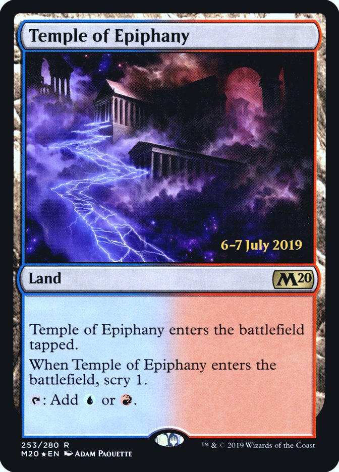 Temple of Epiphany  [Core Set 2020 Prerelease Promos] | Exor Games Dartmouth