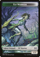 Elf Warrior Token [Double Masters] | Exor Games Dartmouth