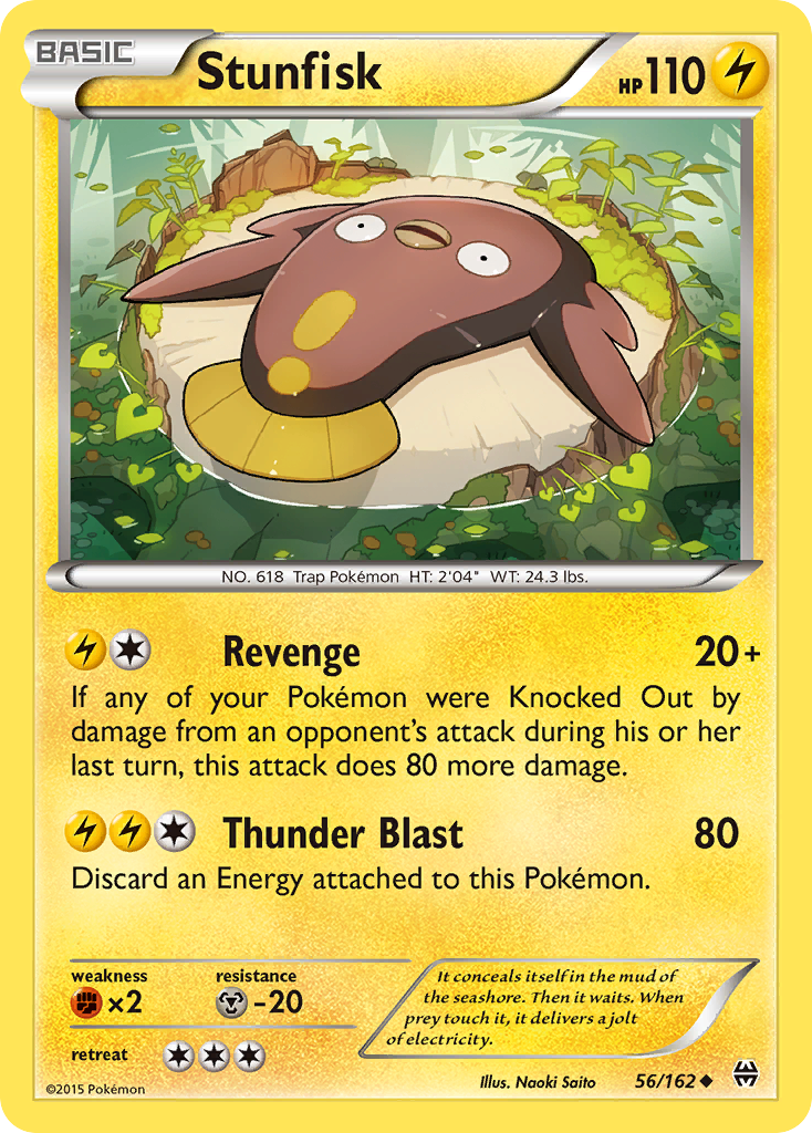 Stunfisk (56/162) [XY: BREAKthrough] | Exor Games Dartmouth