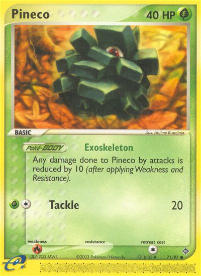 Pineco (71/97) [EX: Dragon] | Exor Games Dartmouth