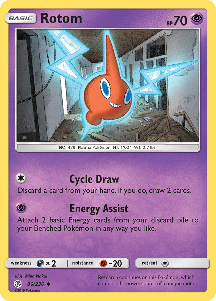 Rotom (86/236) [Sun & Moon: Cosmic Eclipse] | Exor Games Dartmouth