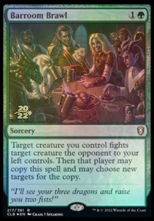Barroom Brawl [Commander Legends: Battle for Baldur's Gate Prerelease Promos] | Exor Games Dartmouth