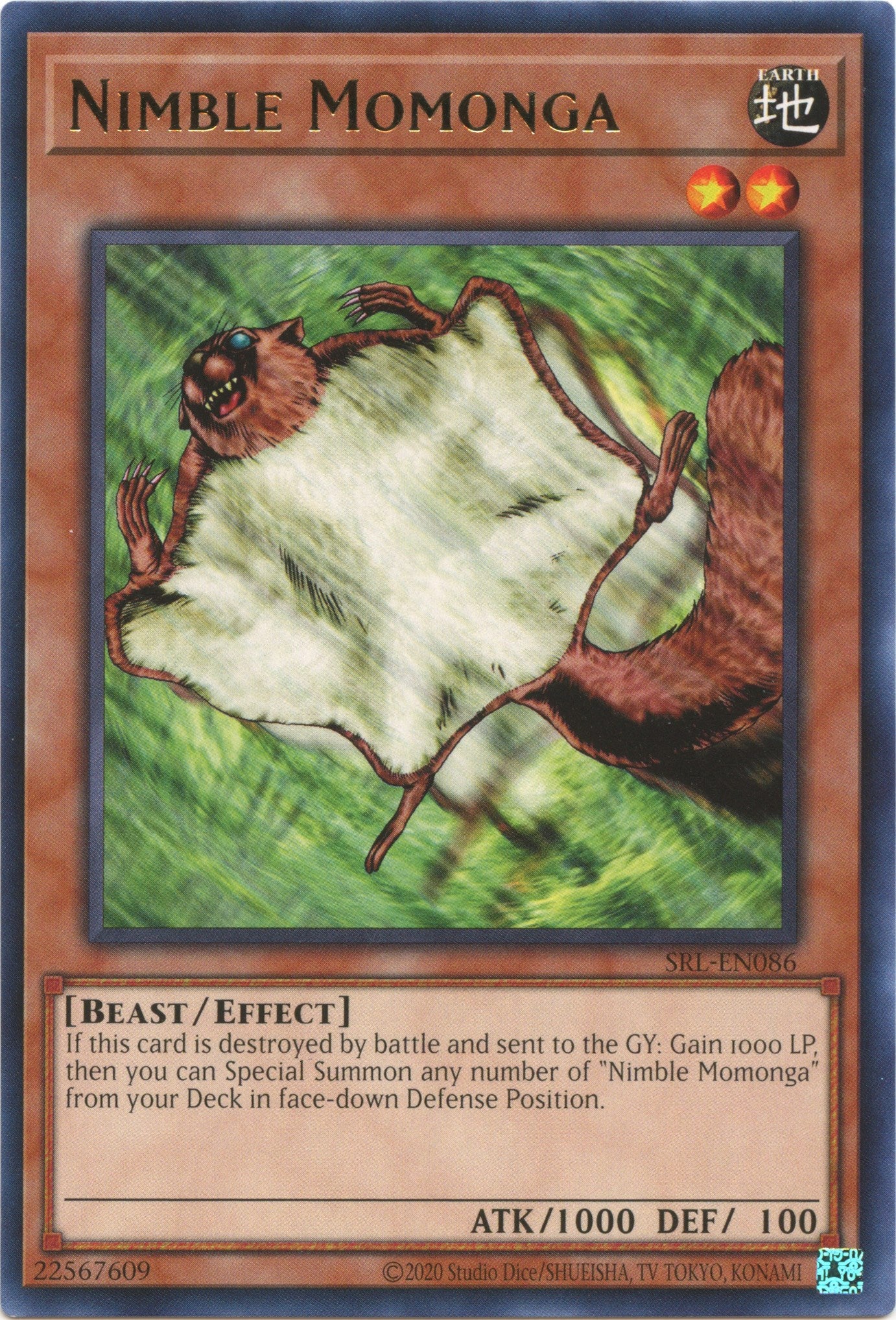 Nimble Momonga (25th Anniversary) [SRL-EN086] Rare | Exor Games Dartmouth
