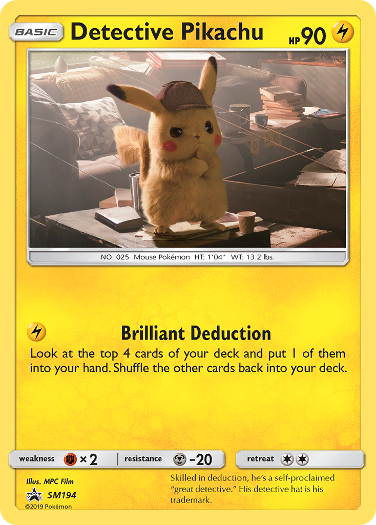 Detective Pikachu (SM194) [Sun & Moon: Black Star Promos] | Exor Games Dartmouth