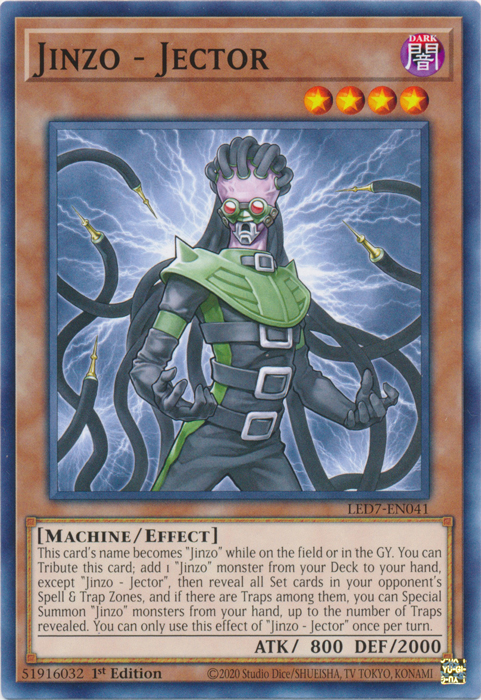 Jinzo - Jector [LED7-EN041] Common | Exor Games Dartmouth
