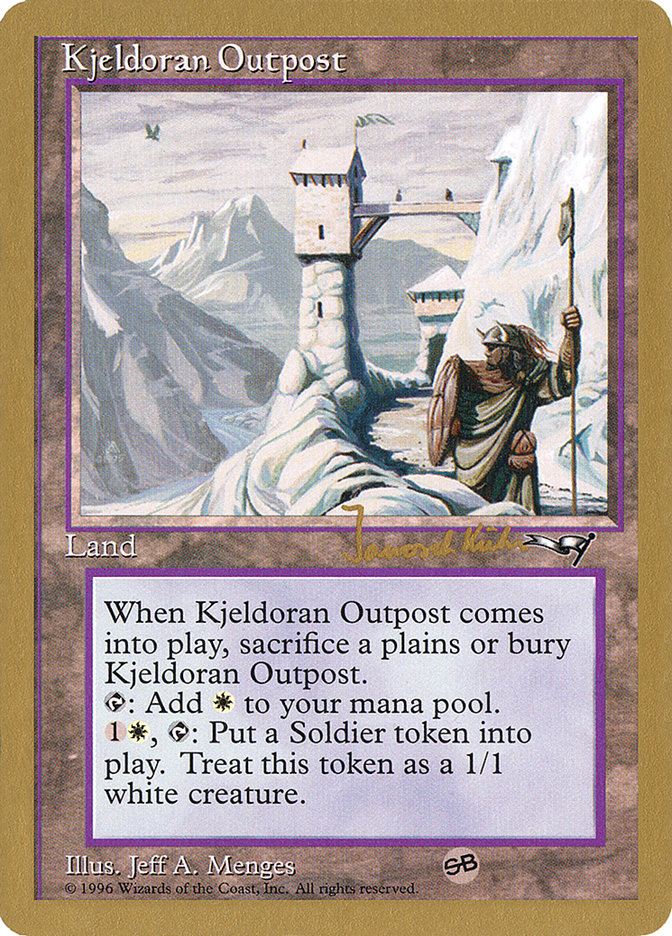 Kjeldoran Outpost (Janosch Kuhn) [World Championship Decks 1997] | Exor Games Dartmouth