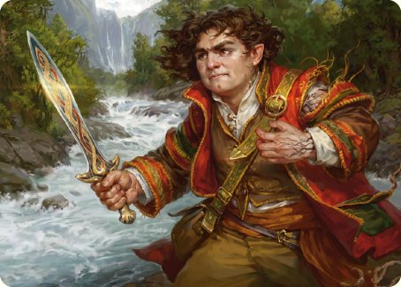 Frodo Baggins Art Card (16/81) [The Lord of the Rings: Tales of Middle-earth Art Series] | Exor Games Dartmouth