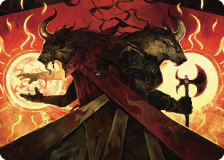 Hurloon Battle Hymn Art Card [Dominaria United Art Series] | Exor Games Dartmouth