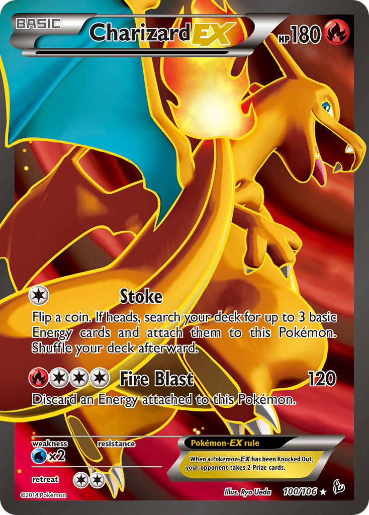 Charizard EX (100/106) [XY: Flashfire] | Exor Games Dartmouth