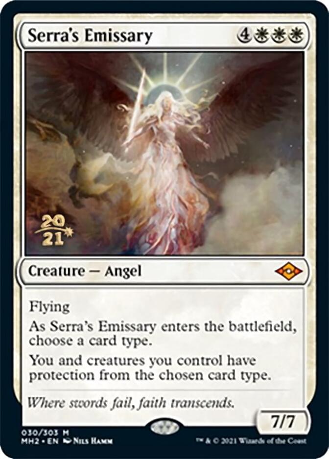 Serra's Emissary [Modern Horizons 2 Prerelease Promos] | Exor Games Dartmouth