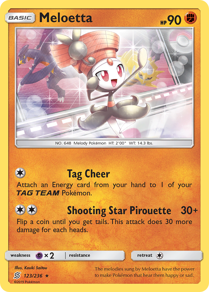 Meloetta (123/236) [Sun & Moon: Unified Minds] | Exor Games Dartmouth