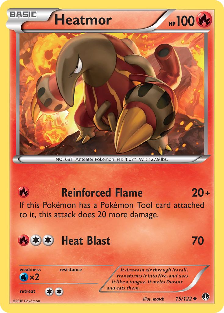 Heatmor (15/122) [XY: BREAKpoint] | Exor Games Dartmouth