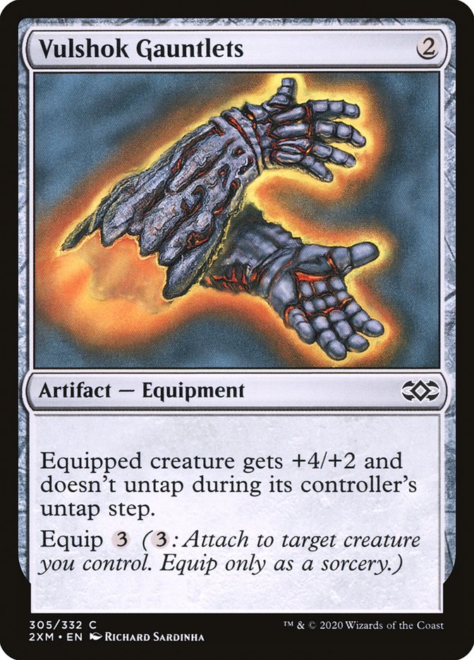 Vulshok Gauntlets [Double Masters] | Exor Games Dartmouth