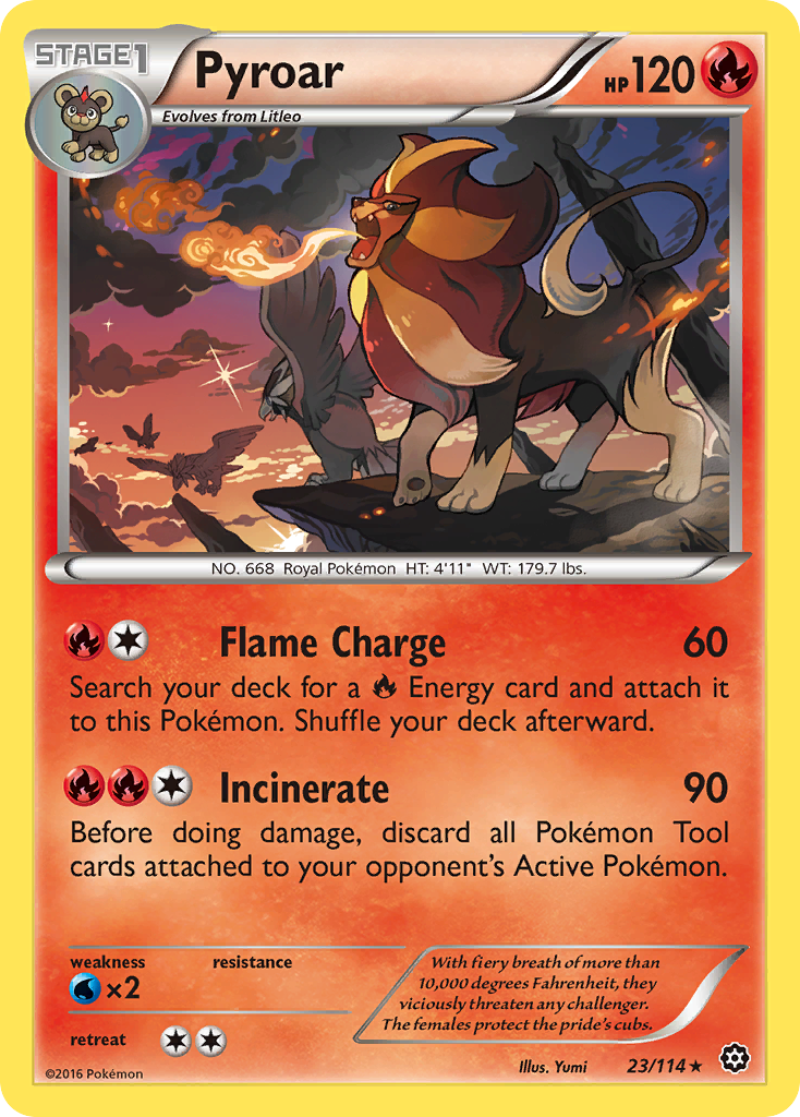 Pyroar (23/114) [XY: Steam Siege] | Exor Games Dartmouth