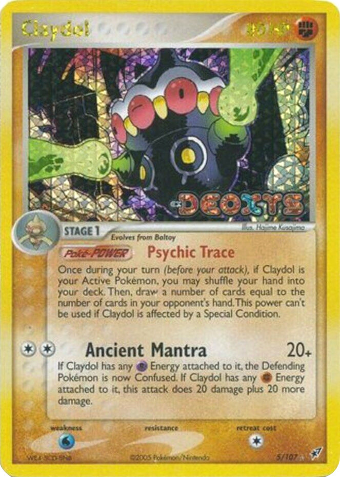 Claydol (5/107) (Stamped) [EX: Deoxys] | Exor Games Dartmouth
