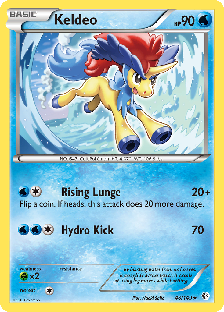 Keldeo (48/149) [Black & White: Boundaries Crossed] | Exor Games Dartmouth