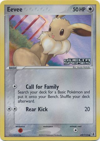 Eevee (69/113) (Stamped) [EX: Delta Species] | Exor Games Dartmouth