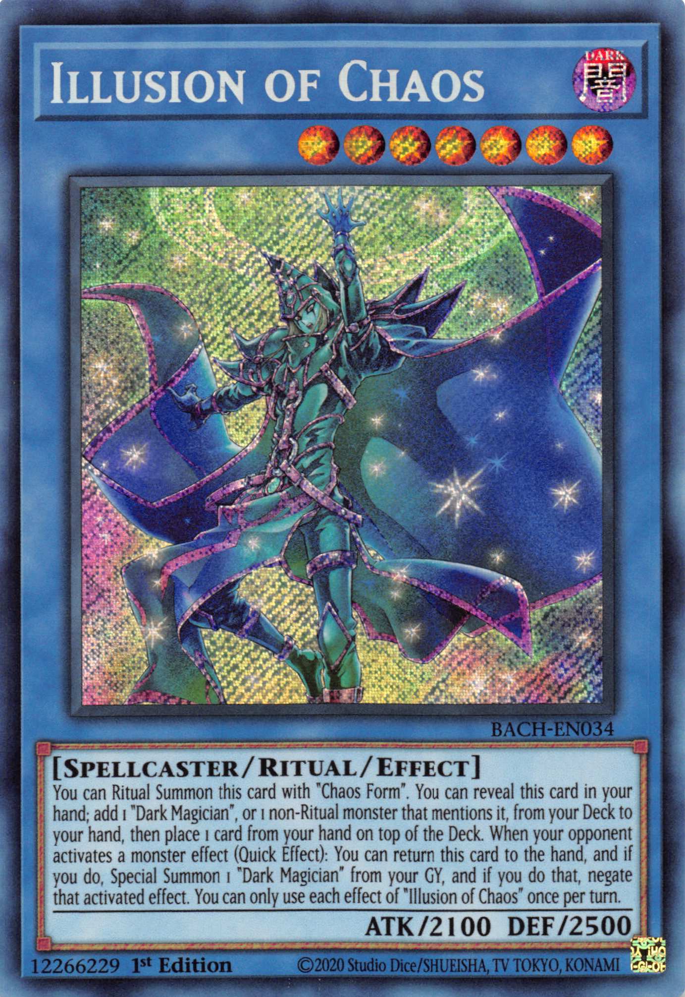 Illusion of Chaos [BACH-EN034] Secret Rare | Exor Games Dartmouth