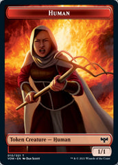 Copy // Human (010) Double-sided Token [Innistrad: Crimson Vow Tokens] | Exor Games Dartmouth