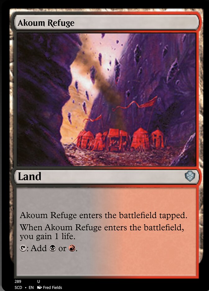 Akoum Refuge [Starter Commander Decks] | Exor Games Dartmouth