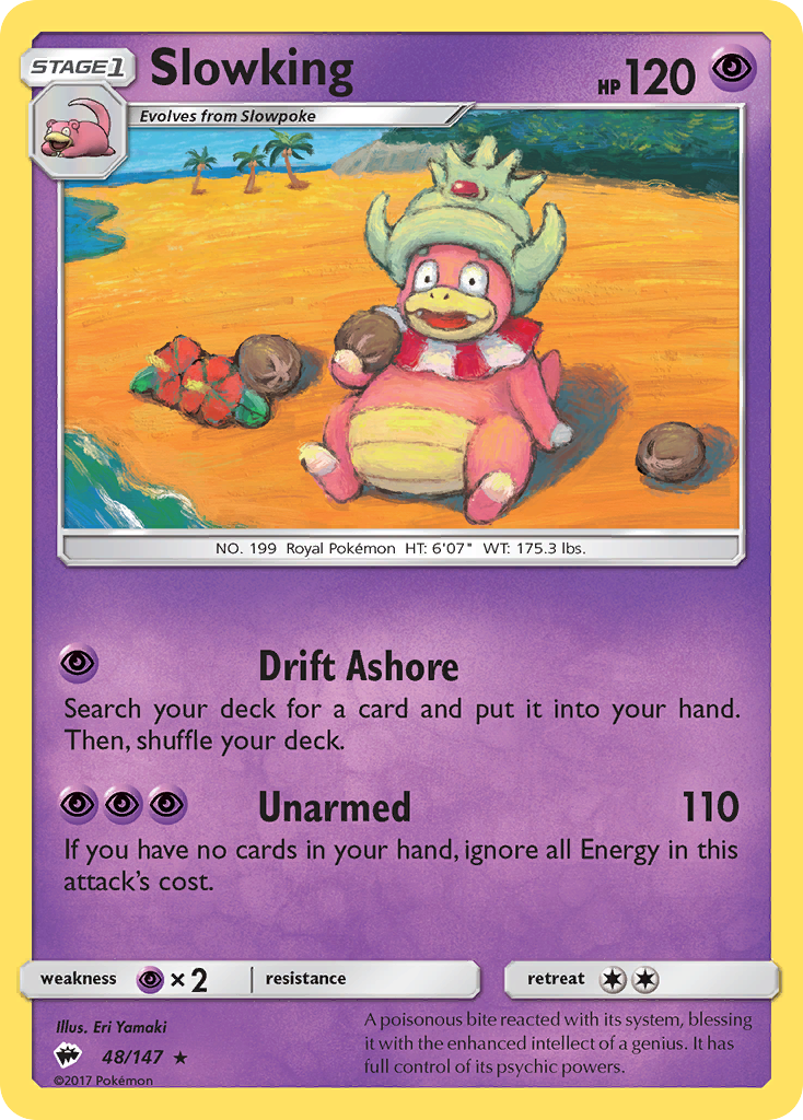 Slowking (48/147) [Sun & Moon: Burning Shadows] | Exor Games Dartmouth