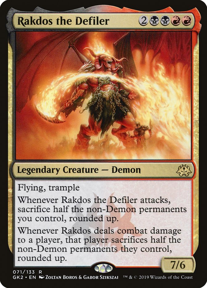 Rakdos the Defiler [Ravnica Allegiance Guild Kit] | Exor Games Dartmouth