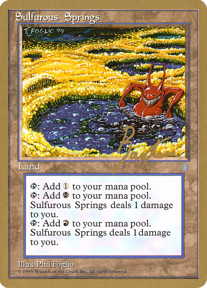 Sulfurous Springs (George Baxter) [Pro Tour Collector Set] | Exor Games Dartmouth