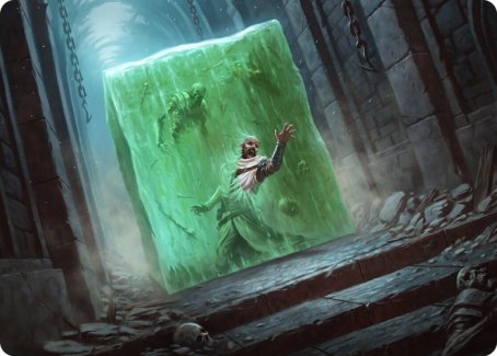 Gelatinous Cube Art Card [Dungeons & Dragons: Adventures in the Forgotten Realms Art Series] | Exor Games Dartmouth