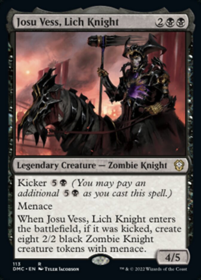 Josu Vess, Lich Knight [Dominaria United Commander] | Exor Games Dartmouth