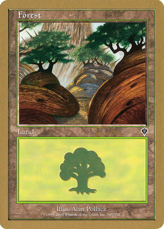 Forest (jt349a) (Jan Tomcani) [World Championship Decks 2001] | Exor Games Dartmouth