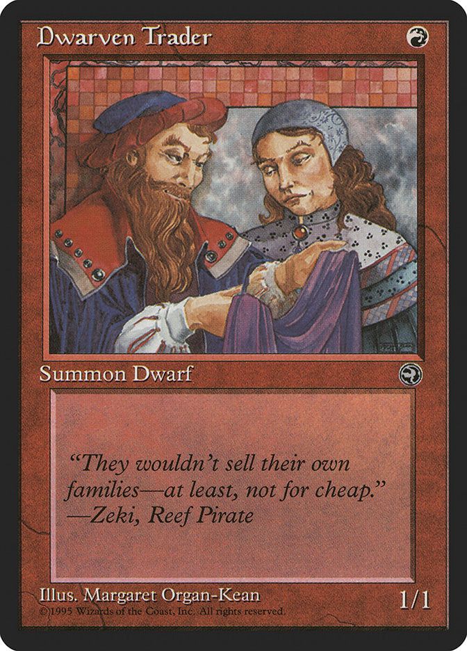 Dwarven Trader (Zeki Flavor Text) [Homelands] | Exor Games Dartmouth