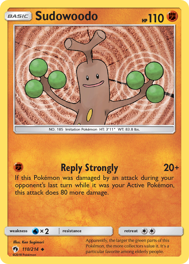 Sudowoodo (110/214) [Sun & Moon: Lost Thunder] | Exor Games Dartmouth