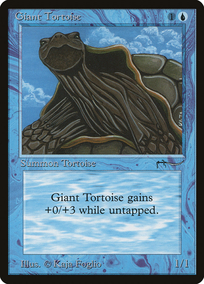 Giant Tortoise (Dark Mana Cost) [Arabian Nights] | Exor Games Dartmouth