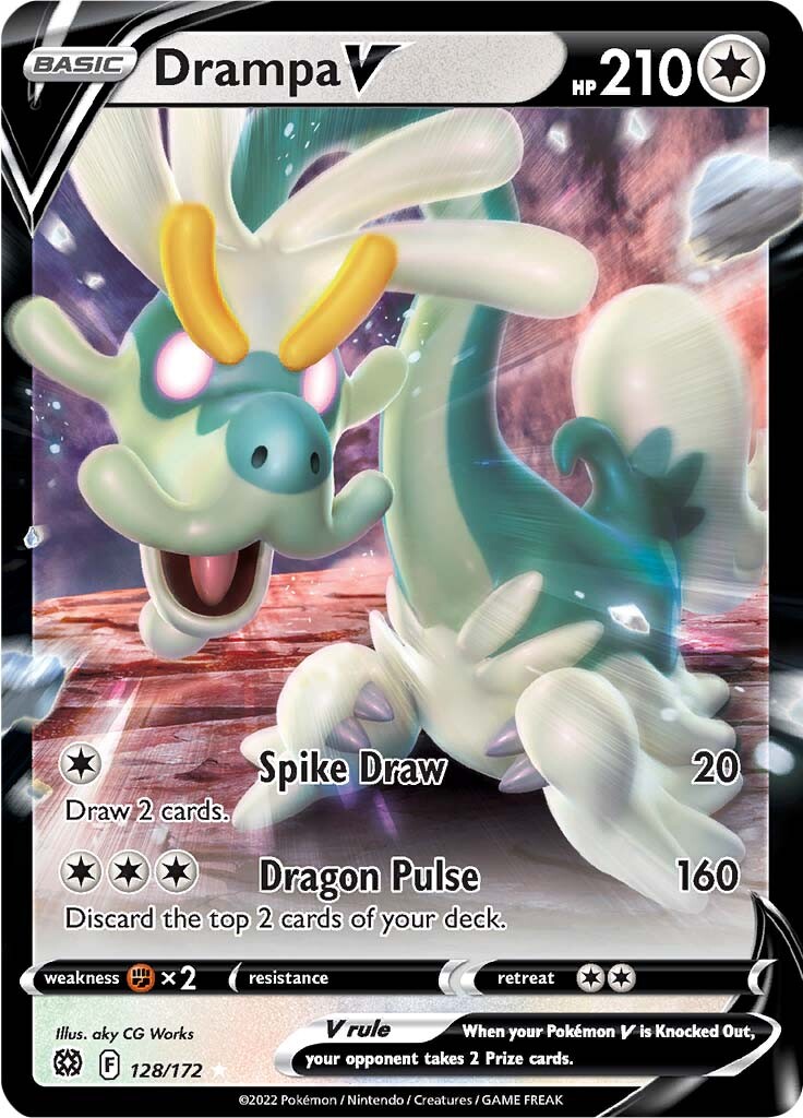 Drampa V (128/172) [Sword & Shield: Brilliant Stars] | Exor Games Dartmouth