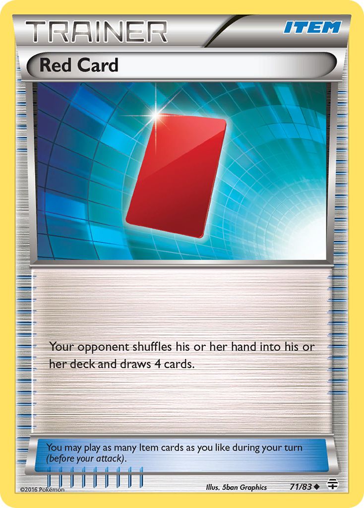 Red Card (71/83) [XY: Generations] | Exor Games Dartmouth
