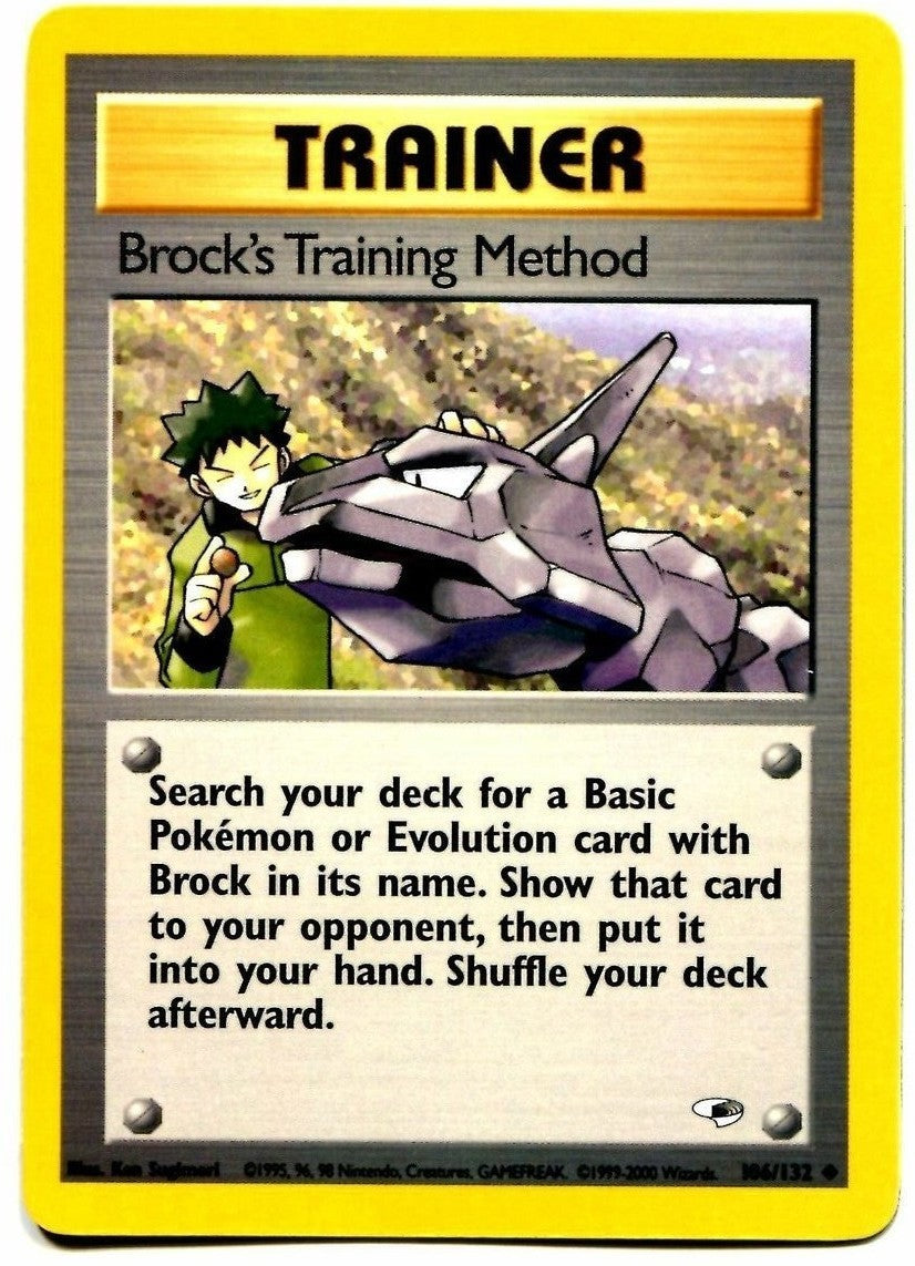 Brock's Training Method (106/132) [Gym Heroes Unlimited] | Exor Games Dartmouth