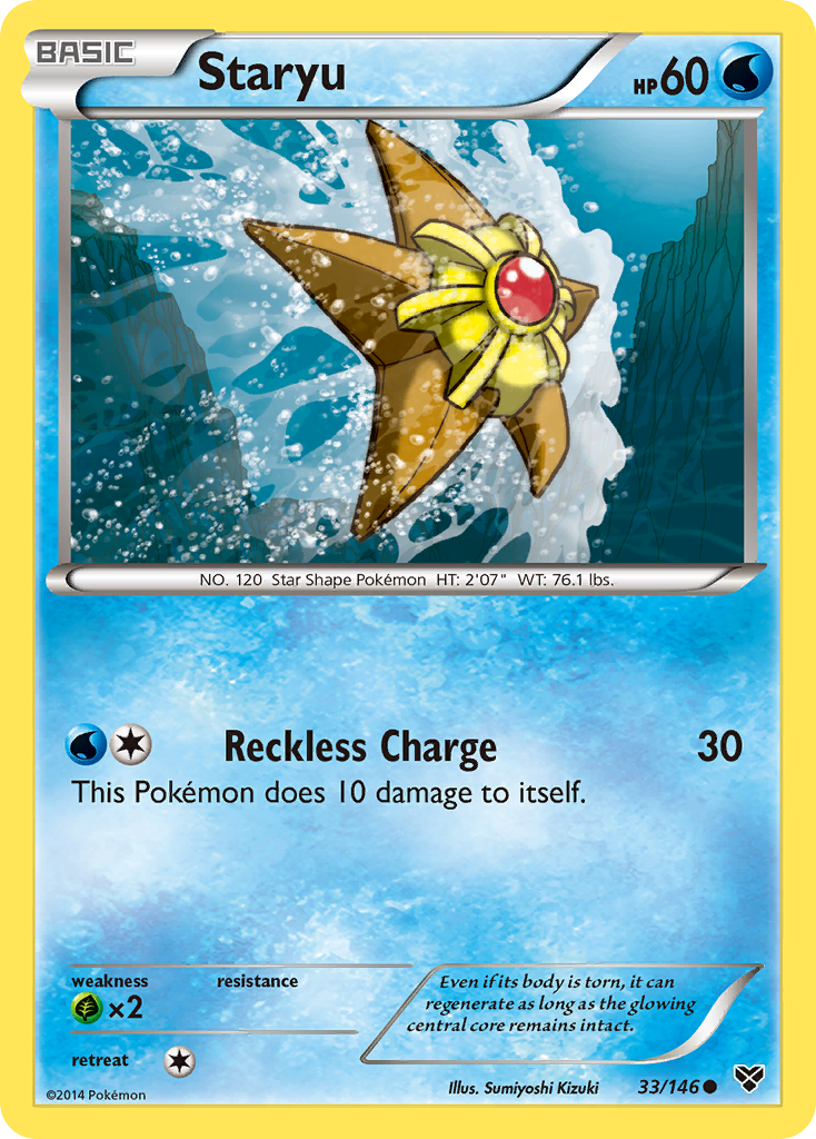 Staryu (33/146) [XY: Base Set] | Exor Games Dartmouth