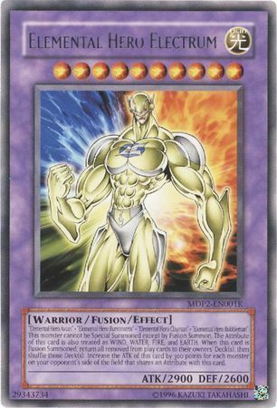 Elemental Hero Electrum (Redemption Replacement) [MDP2-EN001K] Rare | Exor Games Dartmouth