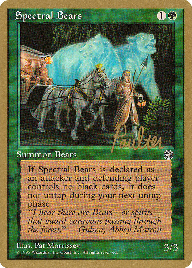 Spectral Bears (Preston Poulter) [Pro Tour Collector Set] | Exor Games Dartmouth