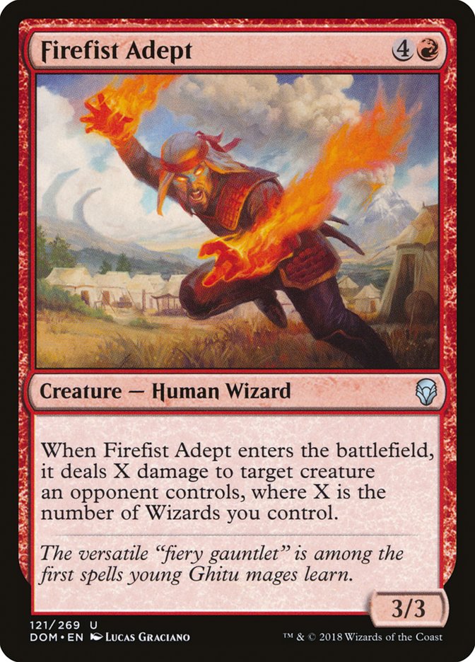 Firefist Adept [Dominaria] | Exor Games Dartmouth