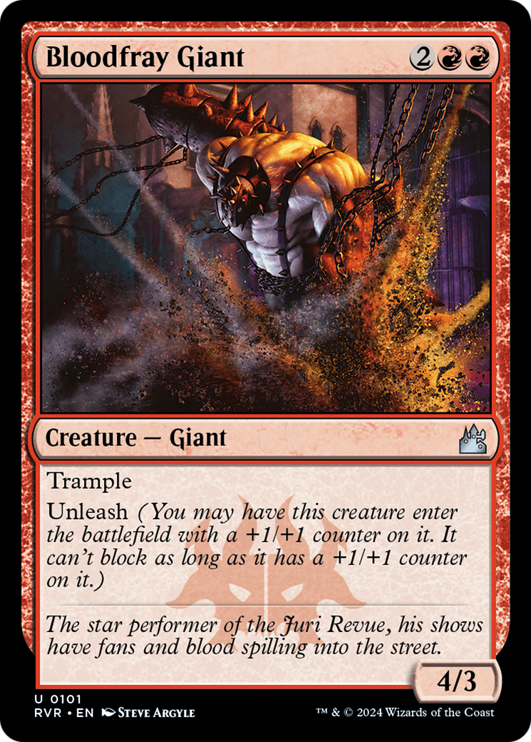 Bloodfray Giant [Ravnica Remastered] | Exor Games Dartmouth