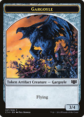 Gargoyle // Elf Warrior Double-sided Token [Commander 2014 Tokens] | Exor Games Dartmouth