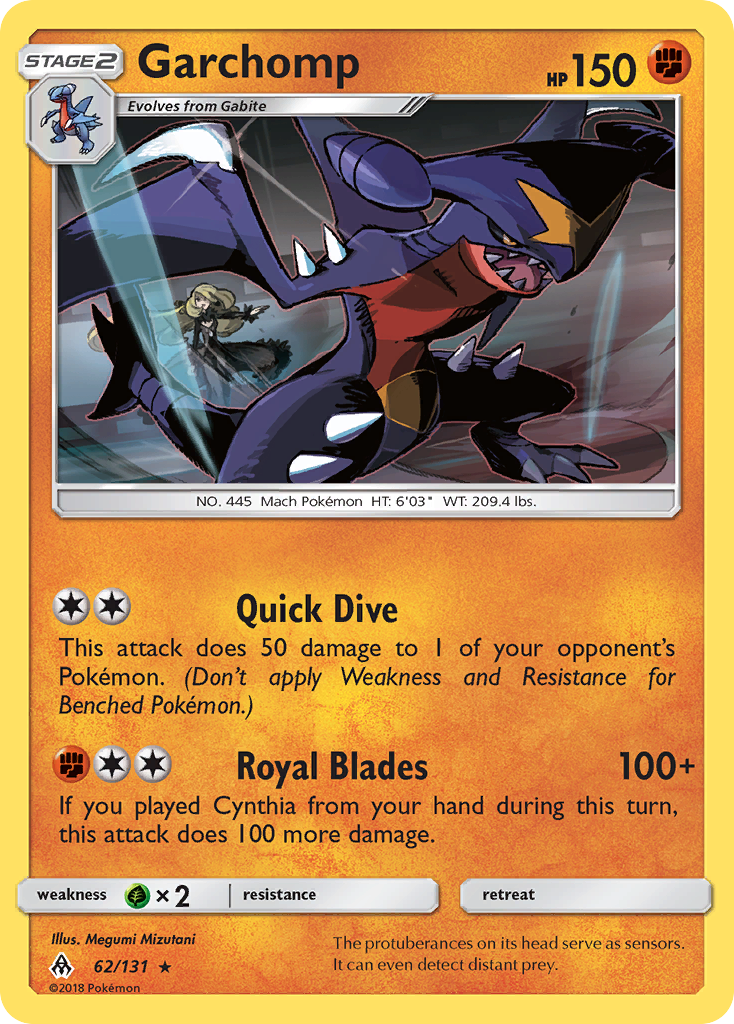 Garchomp (62/131) [Sun & Moon: Forbidden Light] | Exor Games Dartmouth