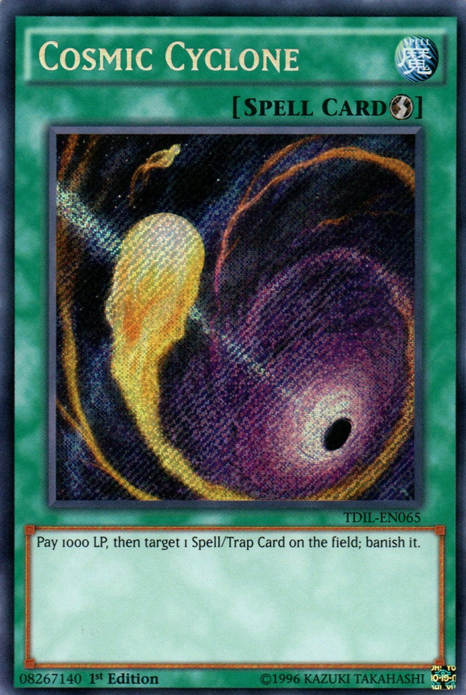 Cosmic Cyclone [TDIL-EN065] Secret Rare | Exor Games Dartmouth