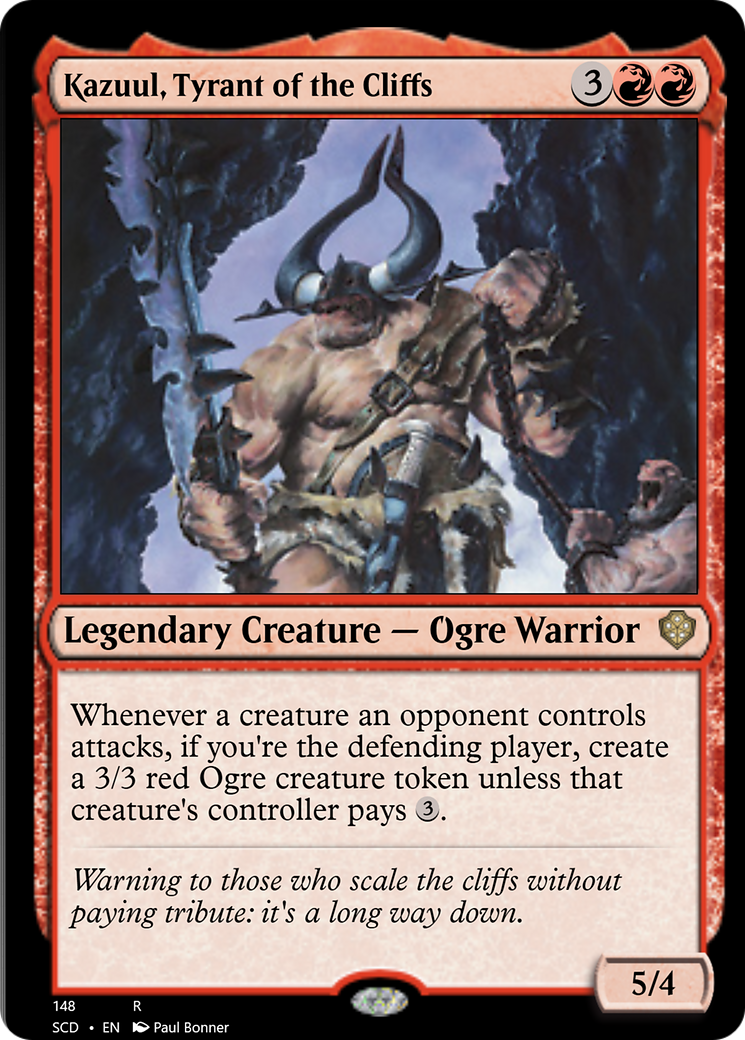 Kazuul, Tyrant of the Cliffs [Starter Commander Decks] | Exor Games Dartmouth