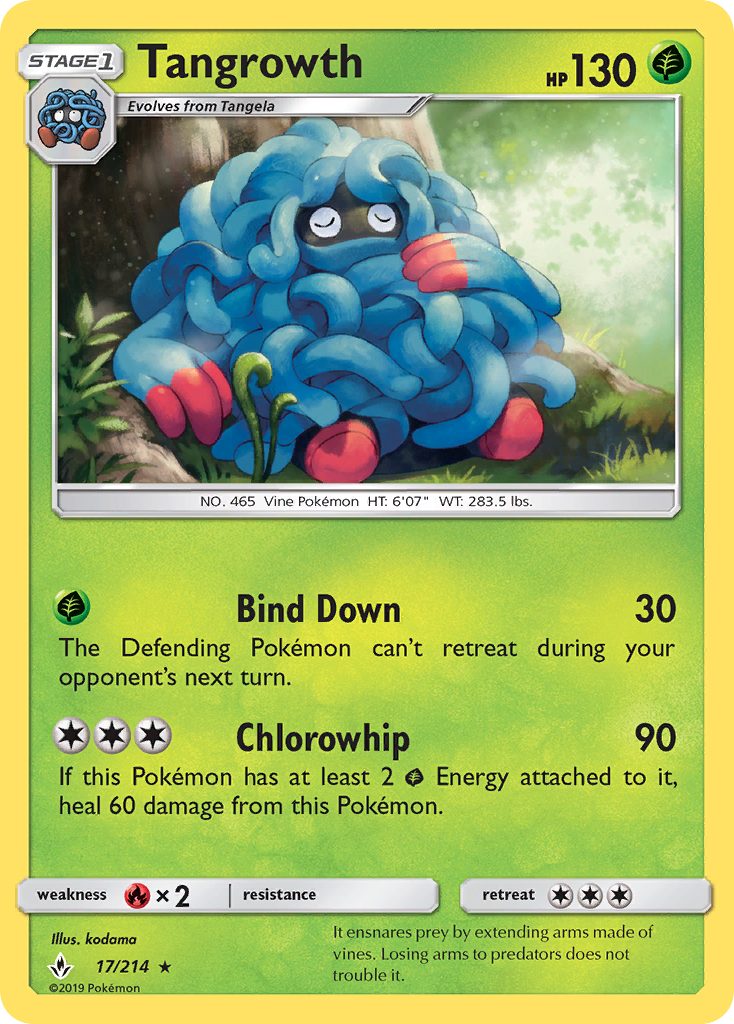 Tangrowth (17/214) [Sun & Moon: Unbroken Bonds] | Exor Games Dartmouth