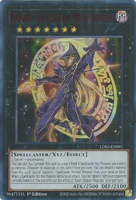 Ebon Illusion Magician (Red) [LDS3-EN091] Ultra Rare | Exor Games Dartmouth