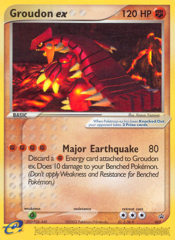 Groudon ex (002) [Nintendo: Black Star Promos] | Exor Games Dartmouth