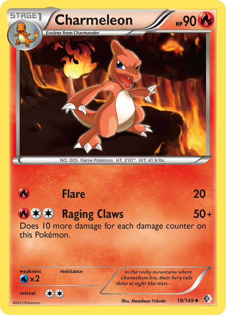 Charmeleon (19/149) [Black & White: Boundaries Crossed] | Exor Games Dartmouth