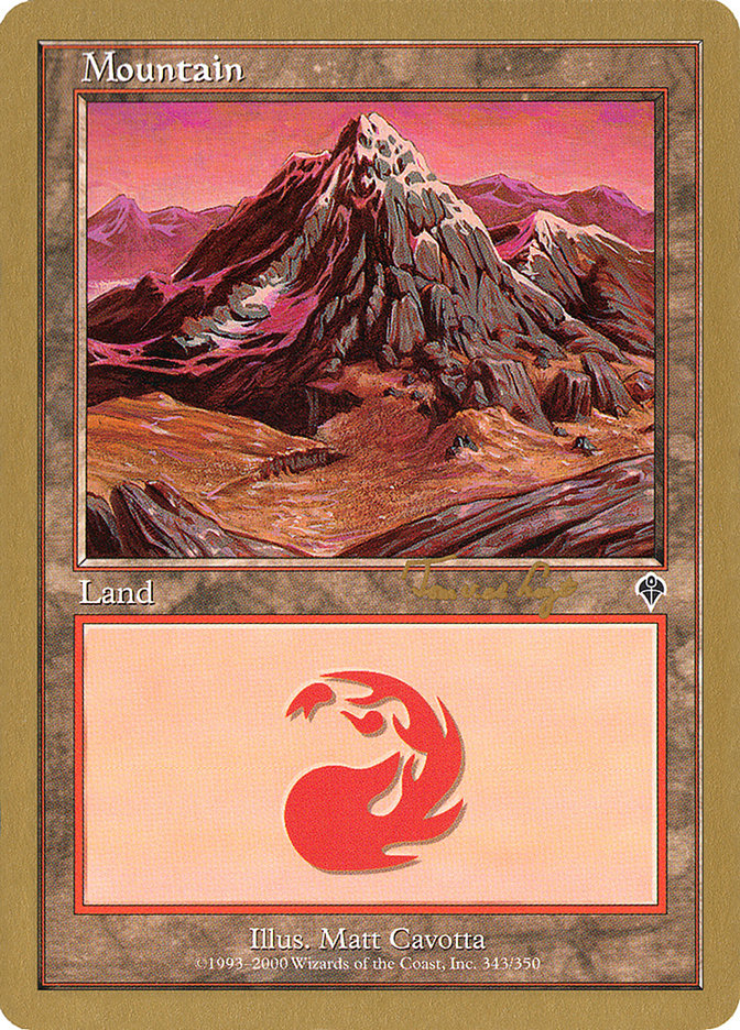 Mountain (tvdl343) (Tom van de Logt) [World Championship Decks 2001] | Exor Games Dartmouth